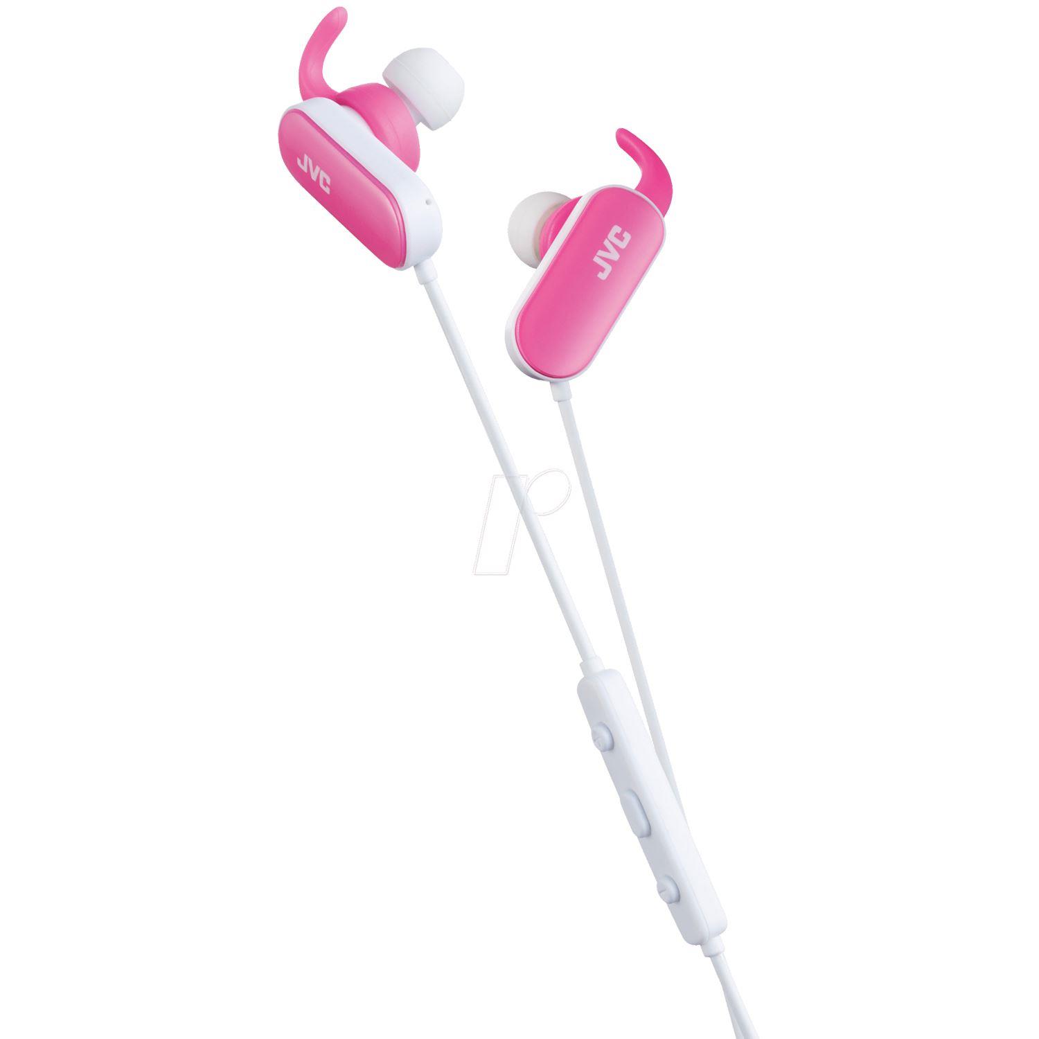 JVC Auricolari in-ear JVC Sport EBT5 con aggancio wireless rosa